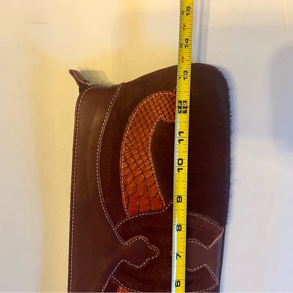 Claudia Firenze leather clutch - Picture 5 of 8